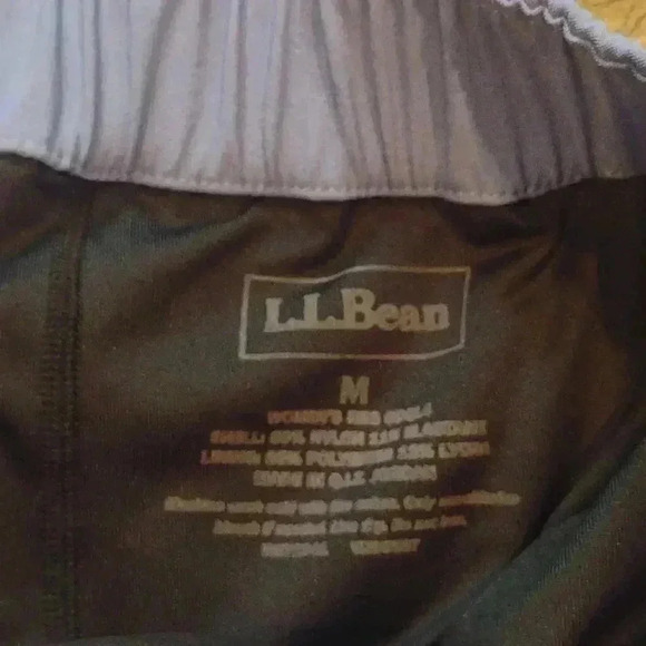 LL Bean blue comfort cycling shorts with padded liner women's size medium - Picture 3 of 6